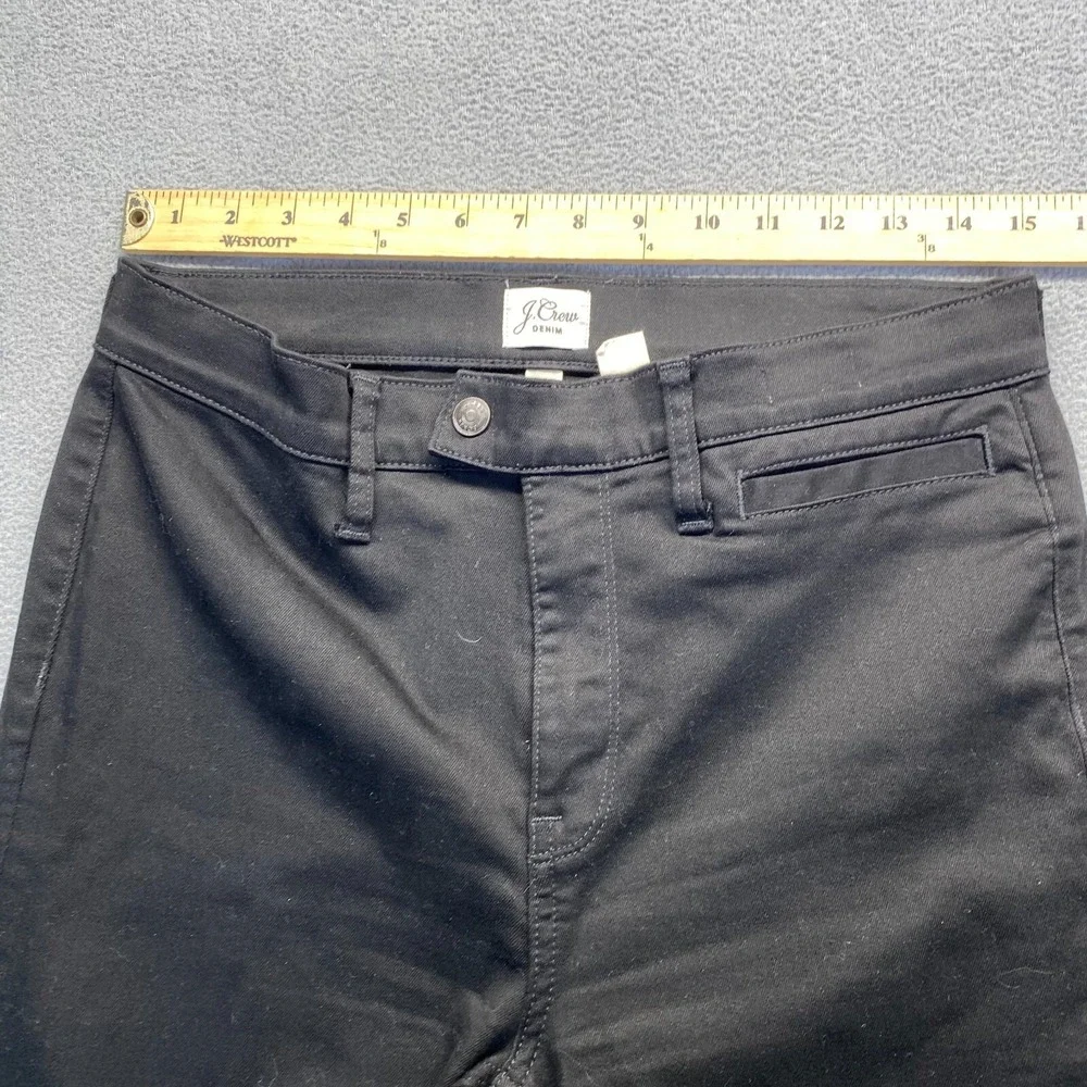 J. Crew Denim Pants Womens Size 29 Black Stretch,Billie Demi‎ Boot Crop